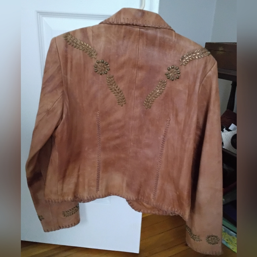 Michael Kors Authentic Leather Jacket - Picture 6 of 10